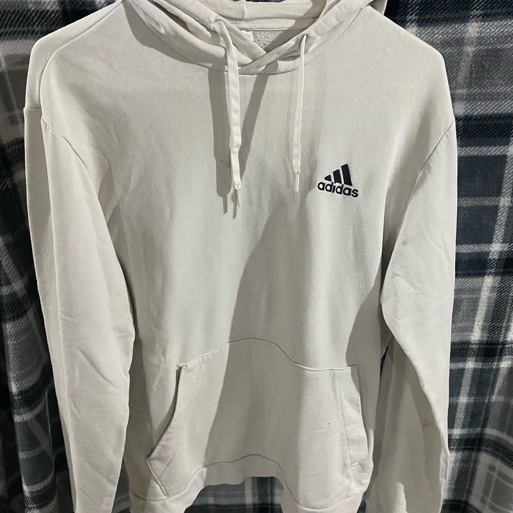 Adidas Men's Off-White Hoodie